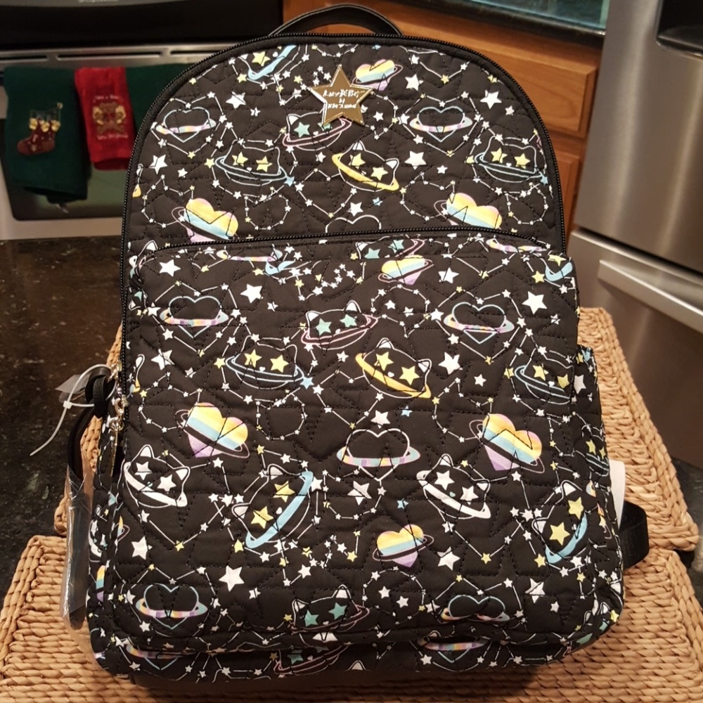 Betsey Johnson Space Kitty Weekender & Backpack - Picture 7 of 8